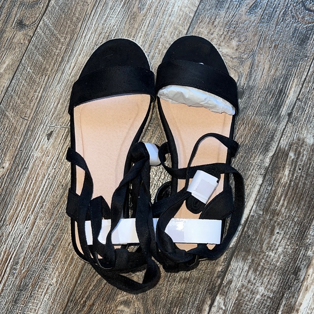 Black sandals